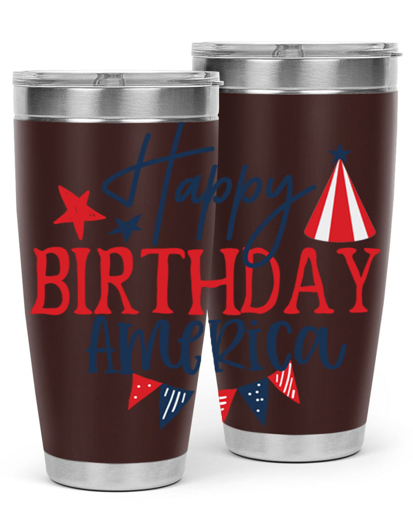 Happy Birthday america Style 30#- Fourt Of July- Tumbler