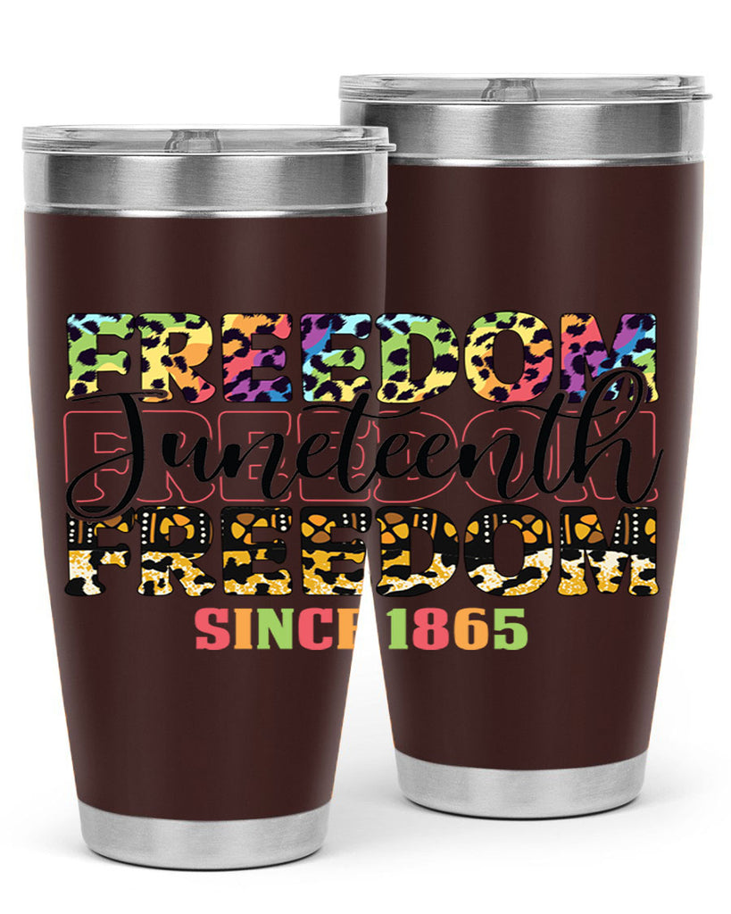 Juneteenth Freedom Since 1865 Png 36#- Juneteenth- tumbler