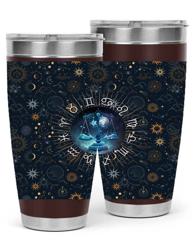 Libra Straight 317#- zodiac- Tumbler