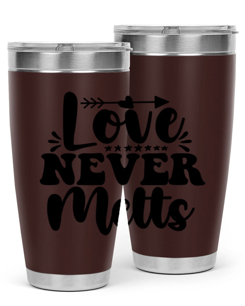 Love Never Melts 310#- winter- Tumbler