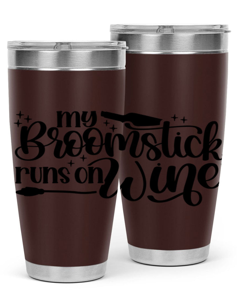 My Broomstick Runs On Wine Style 34#- make up- Tumbler