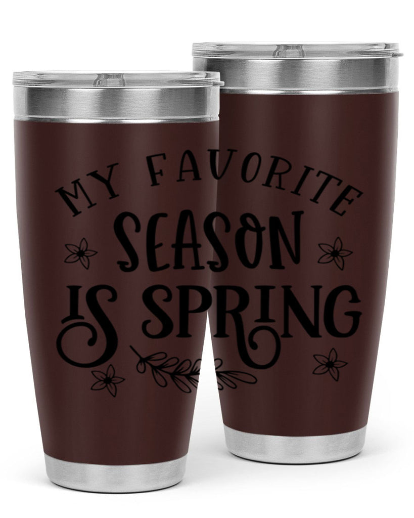 My favorite season is spring 350#- spring- Tumbler