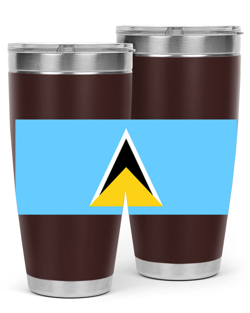 Saint Lucia 51#- world flags- Tumbler