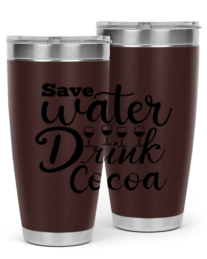 Save Water Drink Cocoa 353#- winter- Tumbler