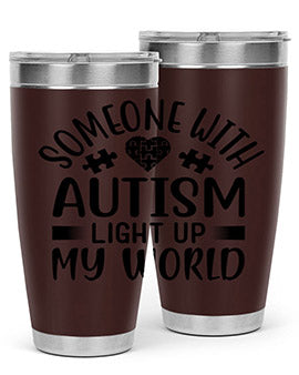 Some one with Style 50#- autism- Tumbler