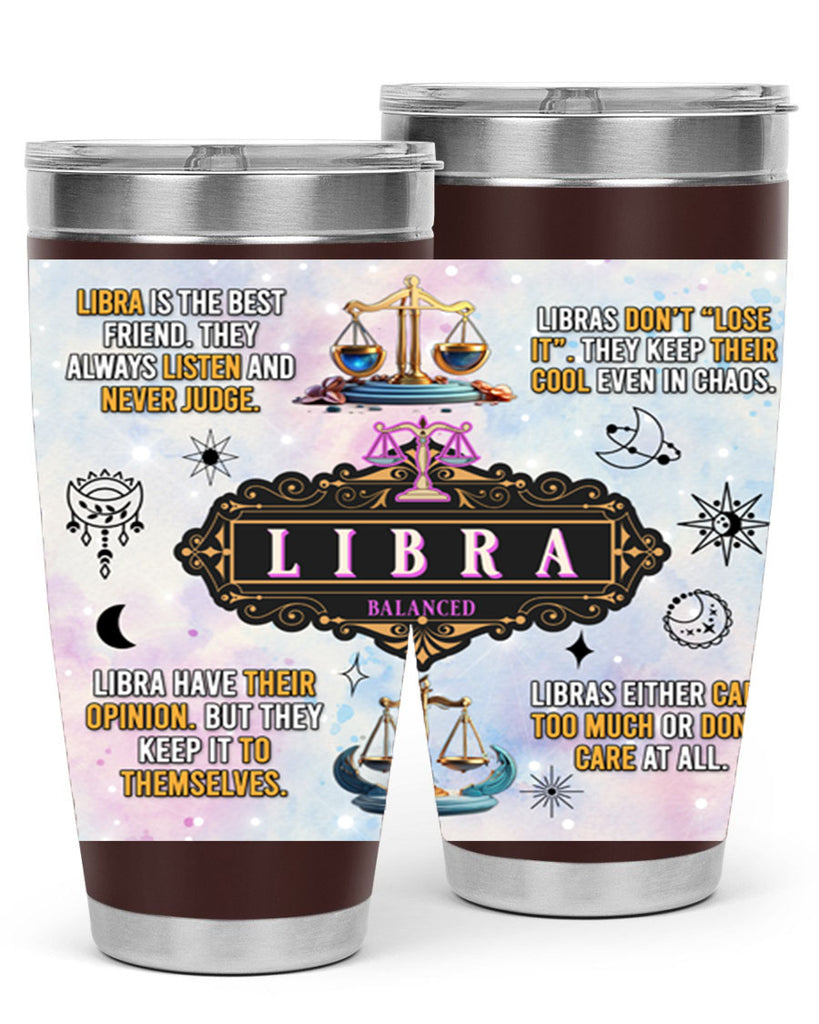 StraightLibra 474#- zodiac- Tumbler