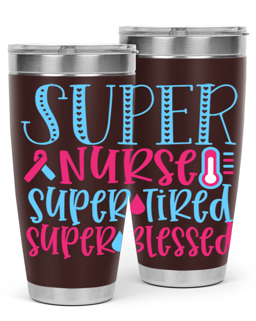 Super Nurse Super Tired Style Style 23#- nurse- tumbler