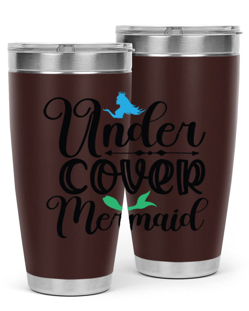Under Cover Mermaid 651#- mermaid- Tumbler