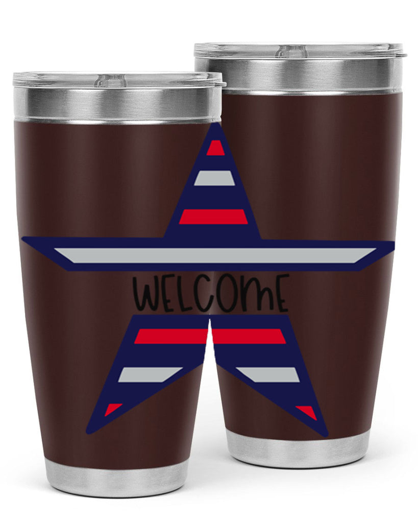 Welcome Style 186#- Fourt Of July- Tumbler