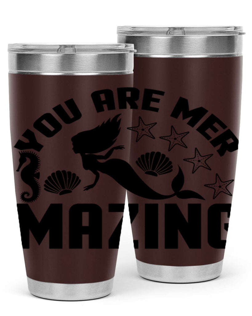 You are mer mazing 685#- mermaid- Tumbler