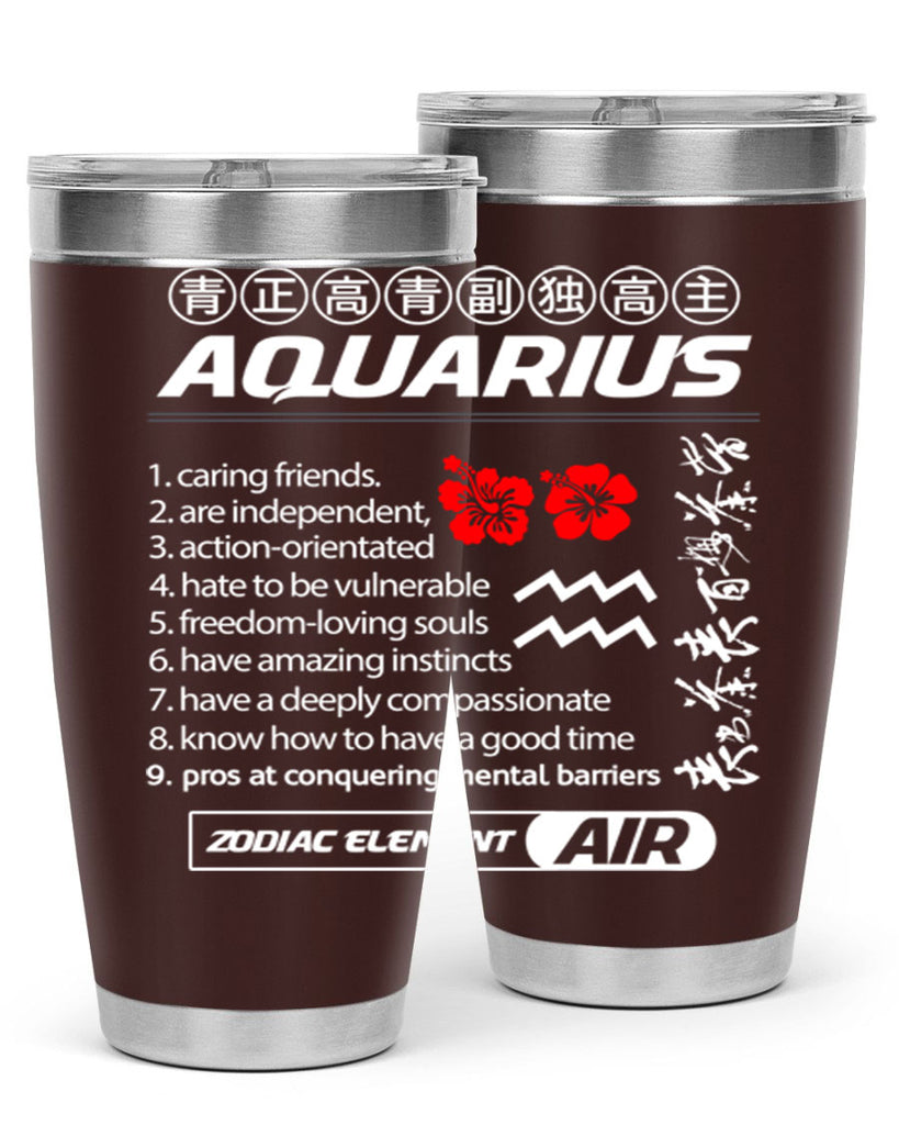 aquarius 85#- zodiac- Tumbler