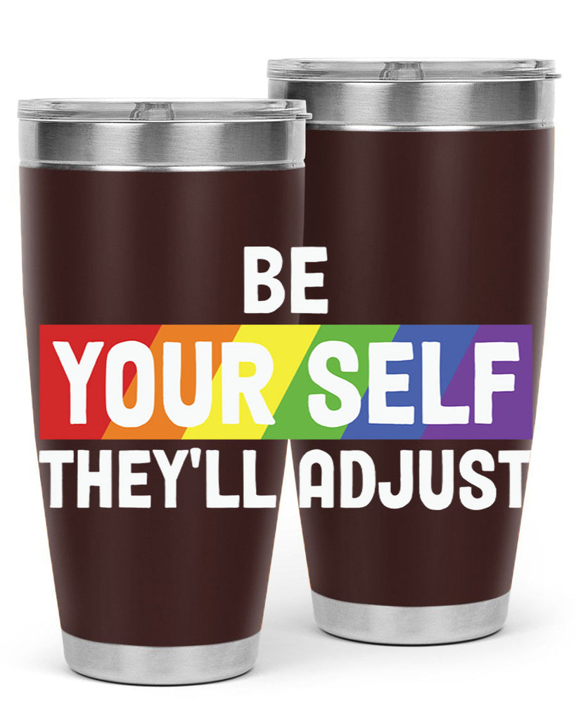 be yourself theyll adjust rainbow lgbt 160#- lgbt- Tumbler