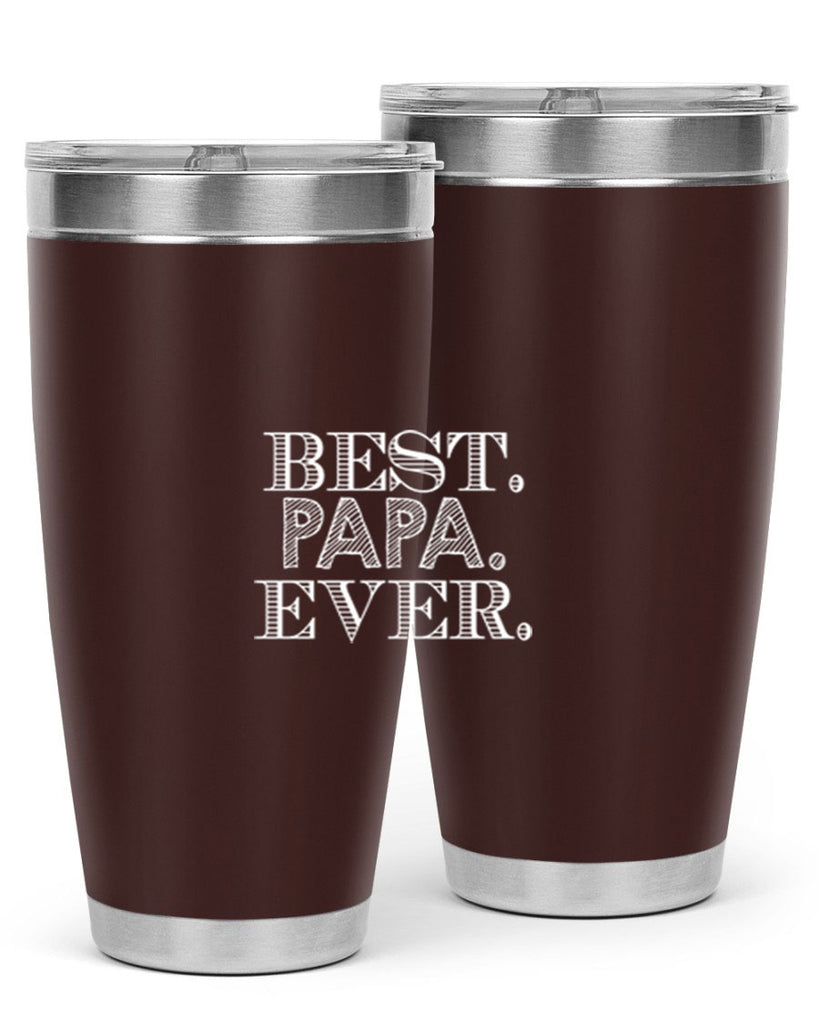 best papa ever 93#- grandpa - papa- Tumbler