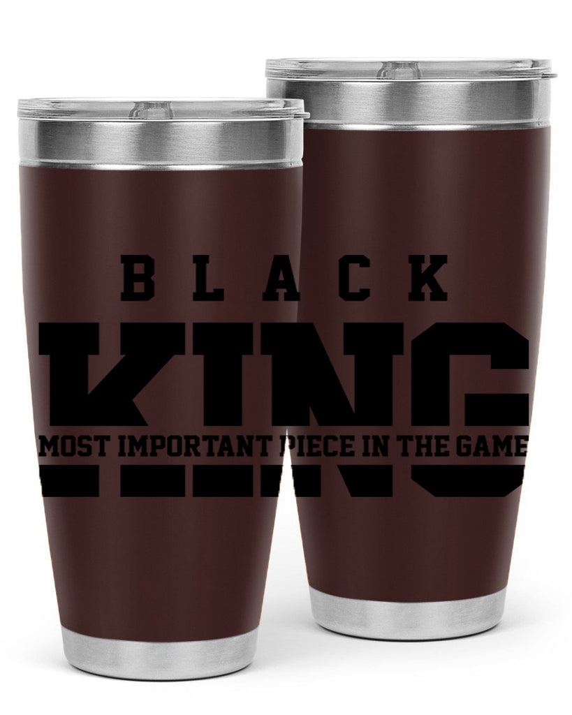 black king 230#- black words phrases- Cotton Tank