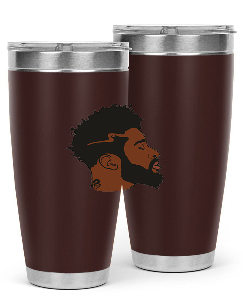 black man 30#- black men - boys- tumbler