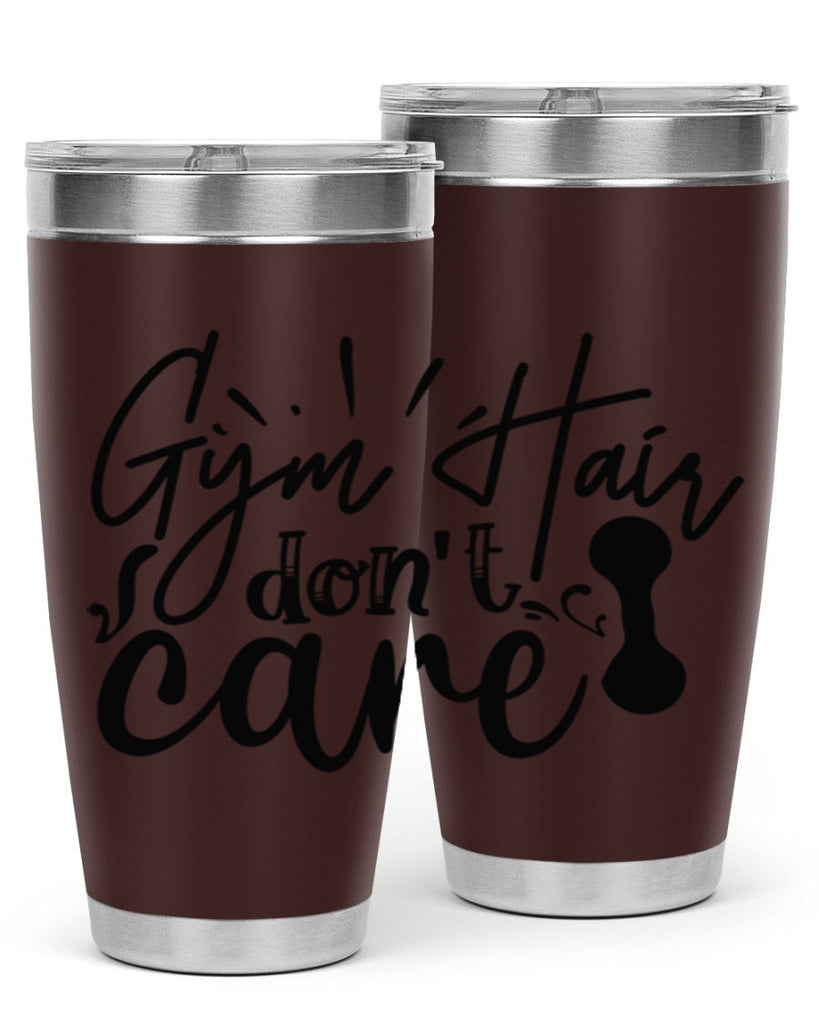 gym hair dont care 43#- gym- Tumbler
