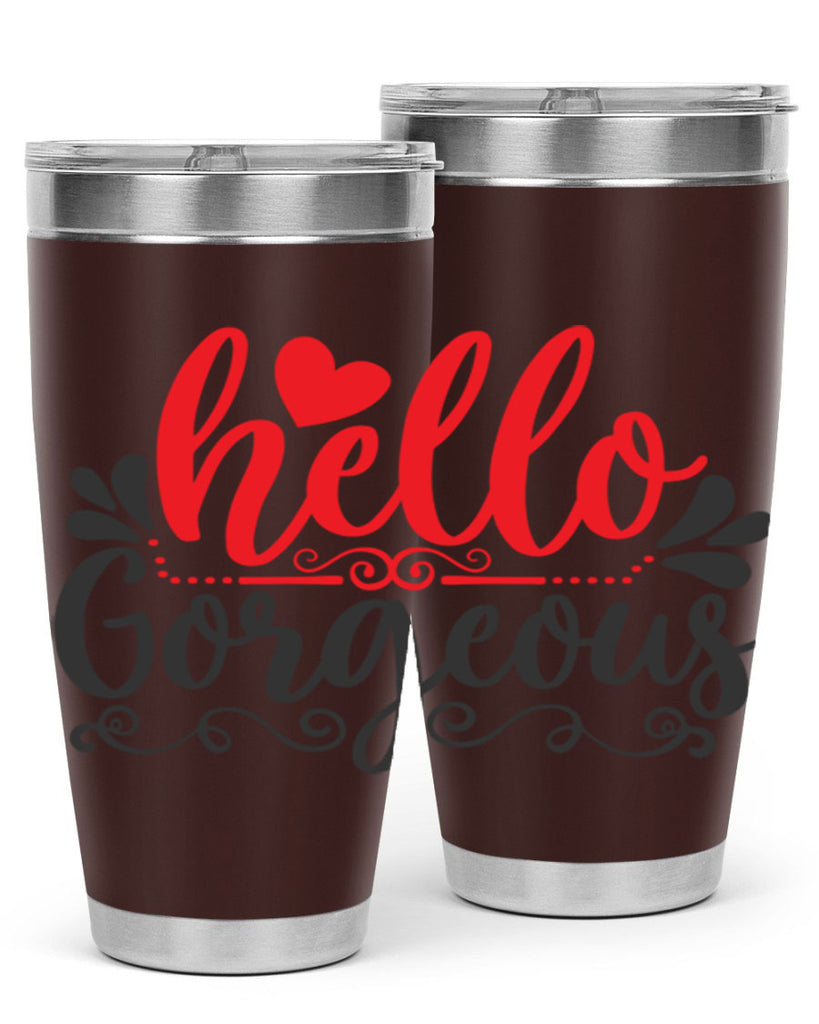 hello gorgeous Style 155#- make up- Tumbler