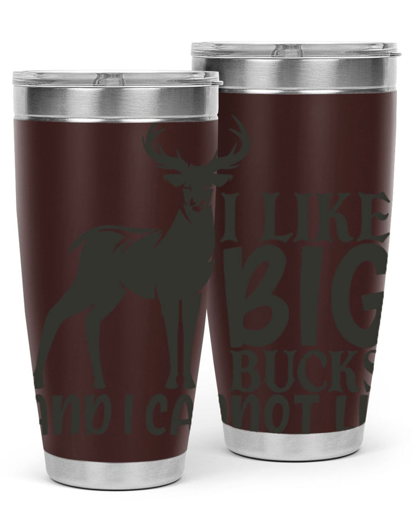 i like big bucks and i cannot lie 8#- hunting- Tumbler
