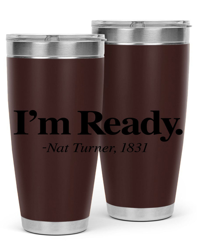 im  ready nat turner 110#- black words phrases- Cotton Tank