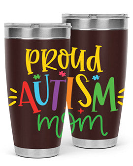 proud autism mom Style 35#- autism- Tumbler