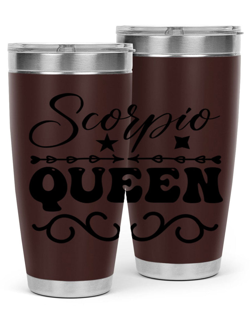 scorpio queen 447#- zodiac- Tumbler