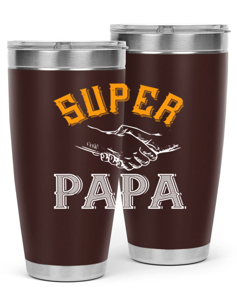 super papa 8#- grandpa - papa- Tumbler