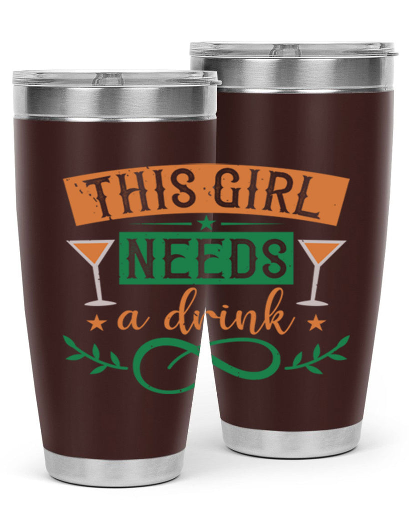 this girl needs a drink 1#- mardi gras- Tumbler