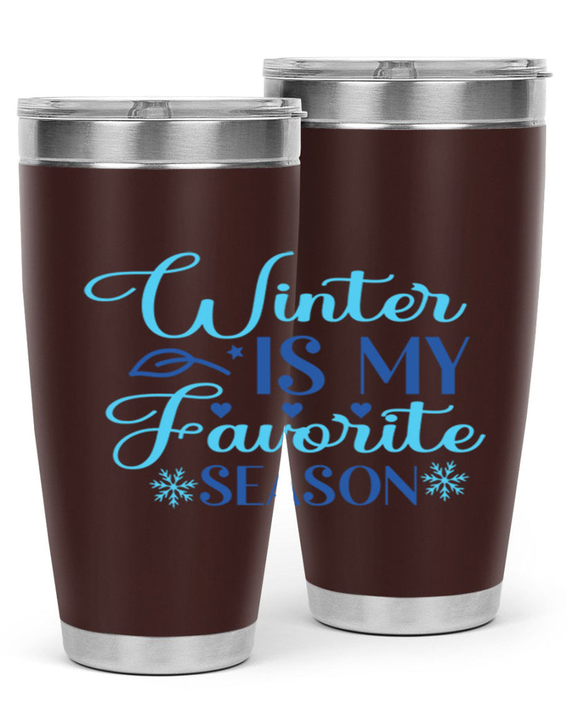 winter is my favorite season 511#- winter- Tumbler