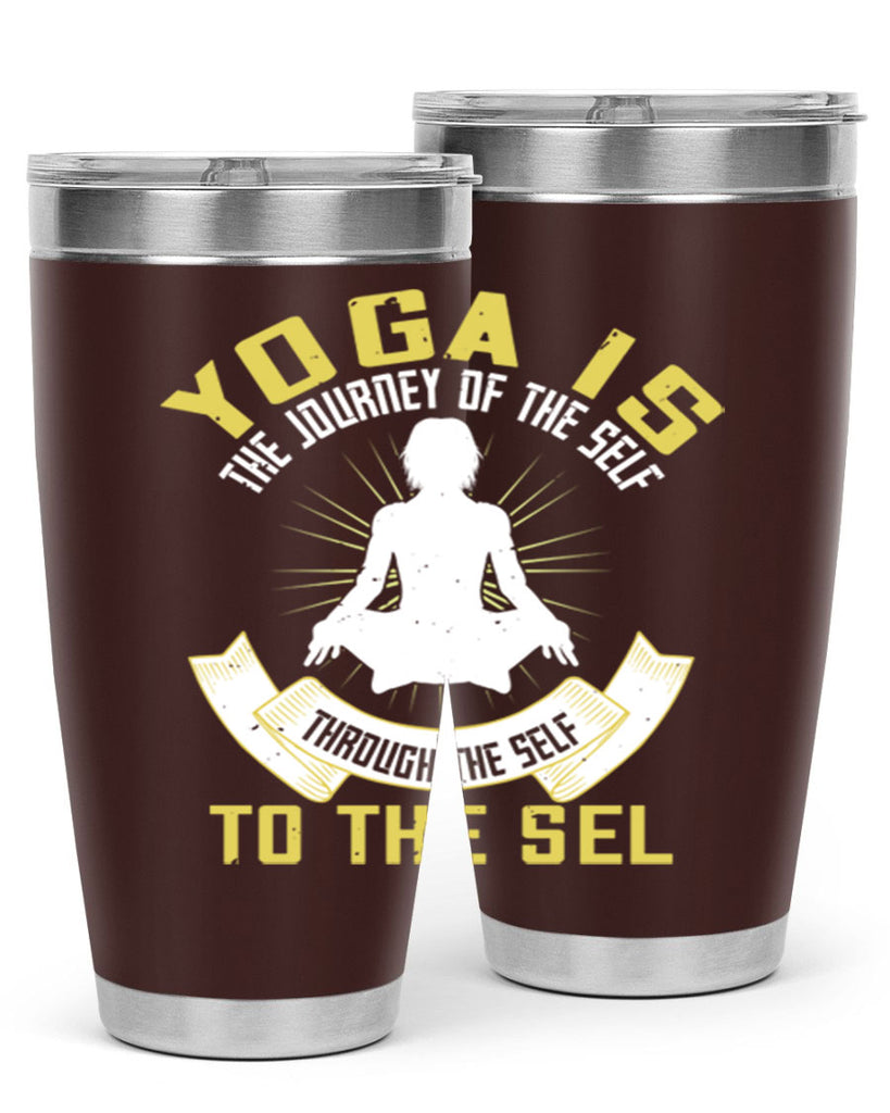 yoga is the journey of the self through the self to the sel 20#- yoga- Tumbler