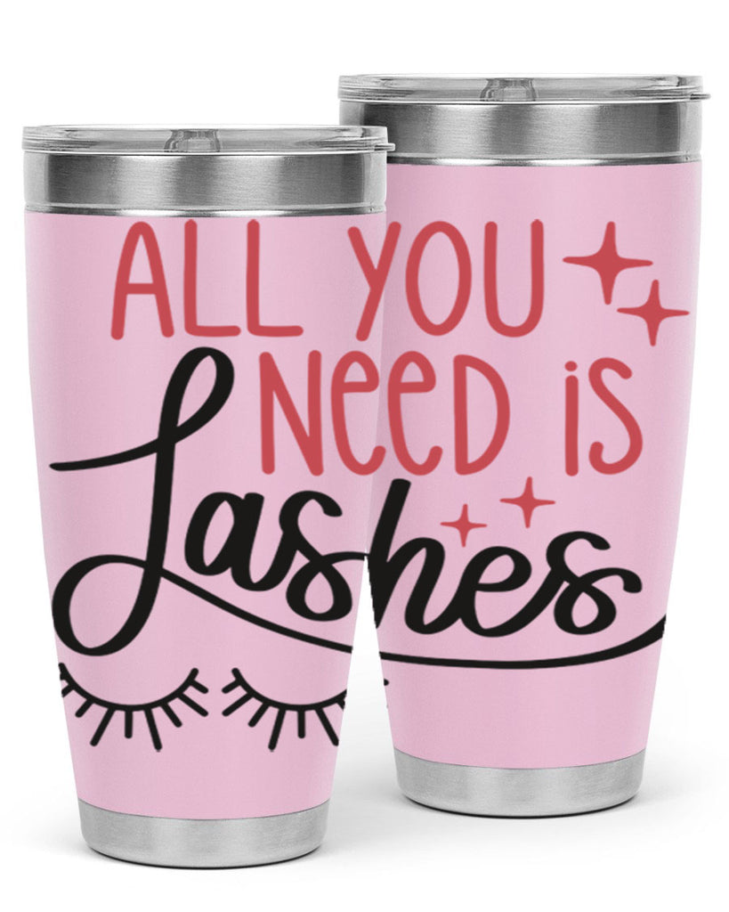 All You Need Is Lashes Style 146#- make up- Tumbler