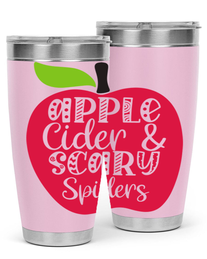 Apple Cider Scary Spiders 10#- fall- Tumbler