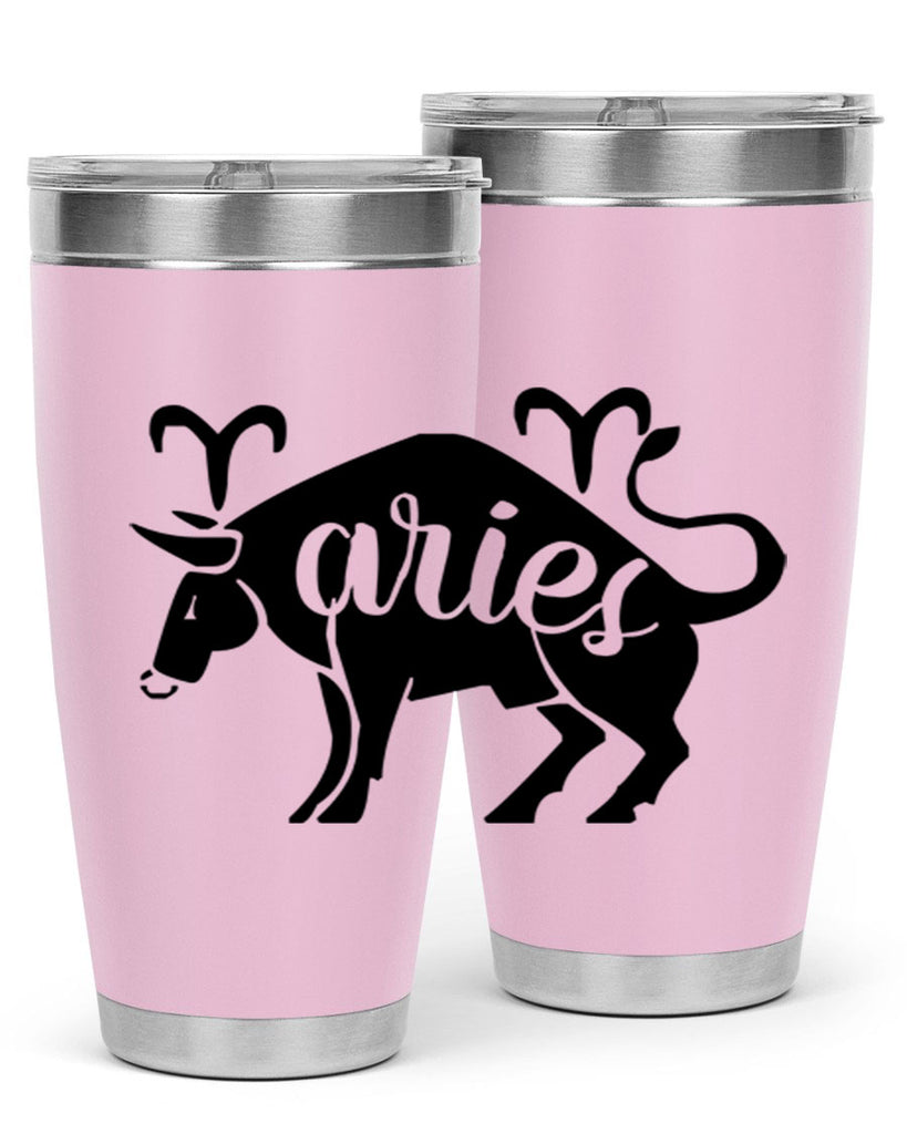 Aries 104#- zodiac- Tumbler