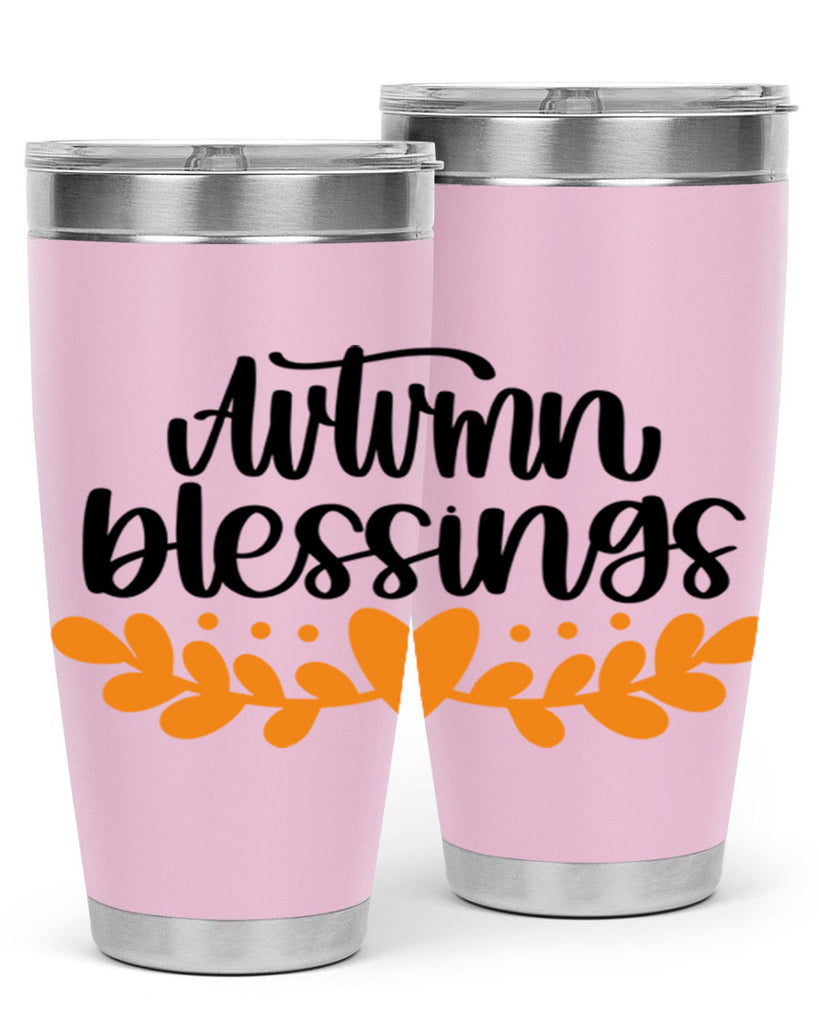 Autumn Blessings 472#- fall- Tumbler