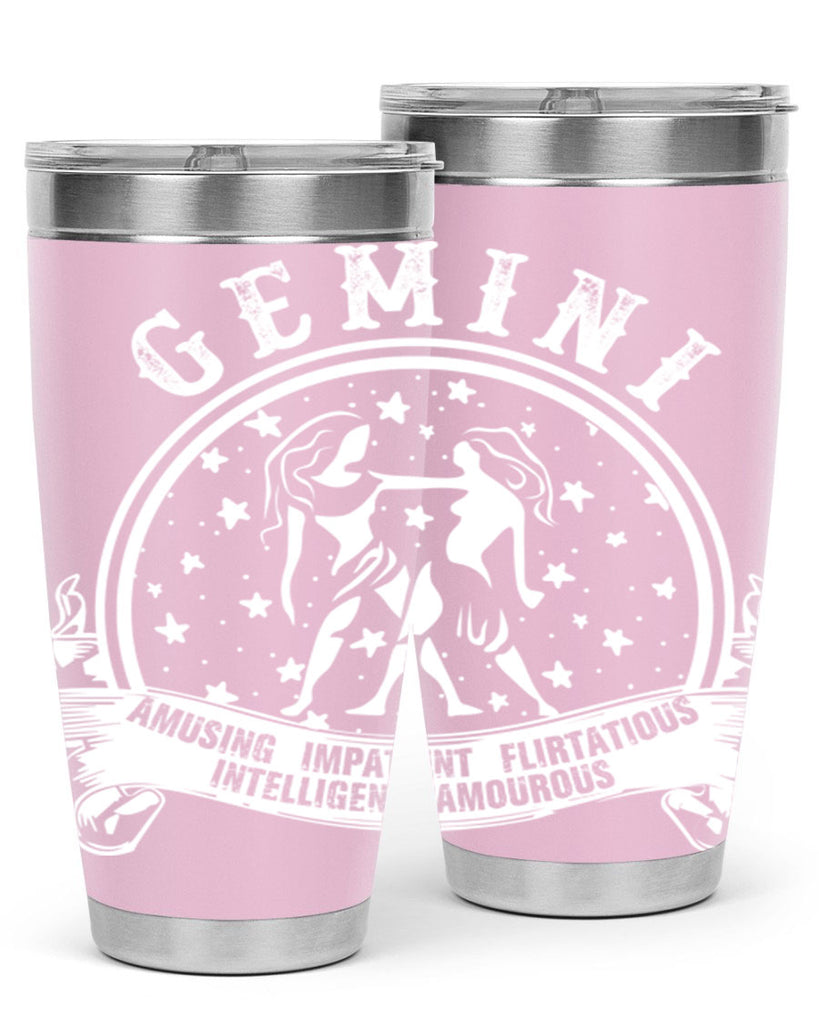Gemini 10#- zodiac- Tumbler