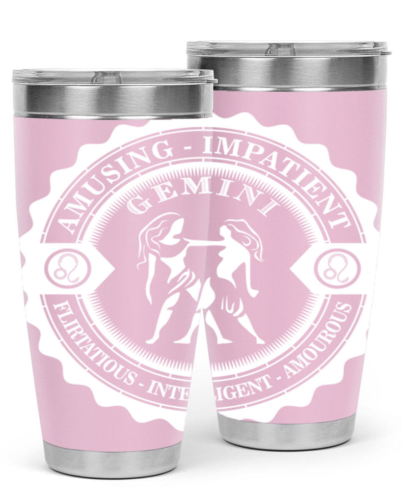 Gemini 12#- zodiac- Tumbler