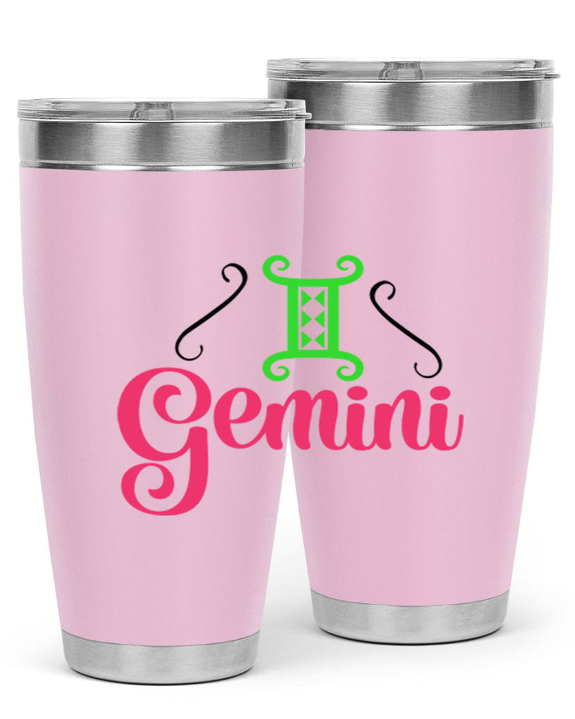 Gemini 224#- zodiac- Tumbler