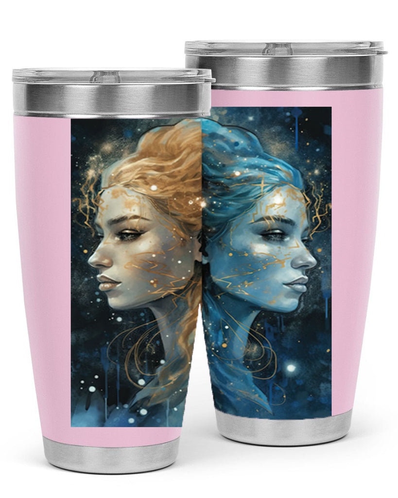 Gemini 56#- zodiac- Tumbler