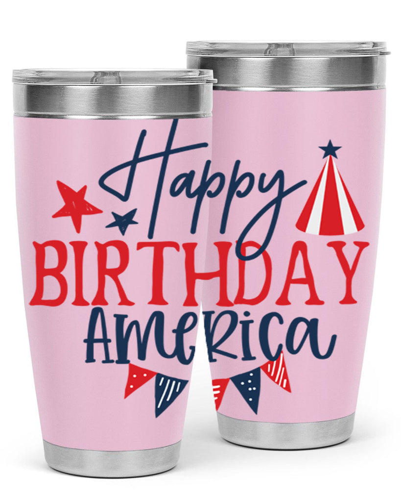 Happy Birthday america Style 30#- Fourt Of July- Tumbler