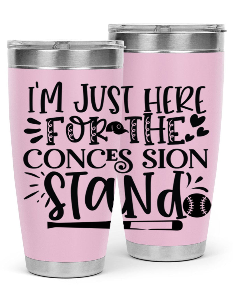 Im Just Here For the Conces sion stand 2072#- baseball- Tumbler