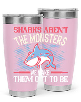 Sharks aren’t the monsters we make them out to be Style 24#- shark  fish- Tumbler