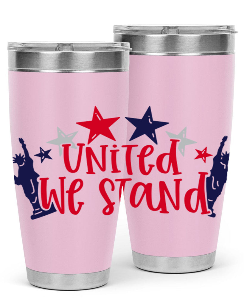 United We Stand Style 179#- Fourt Of July- Tumbler