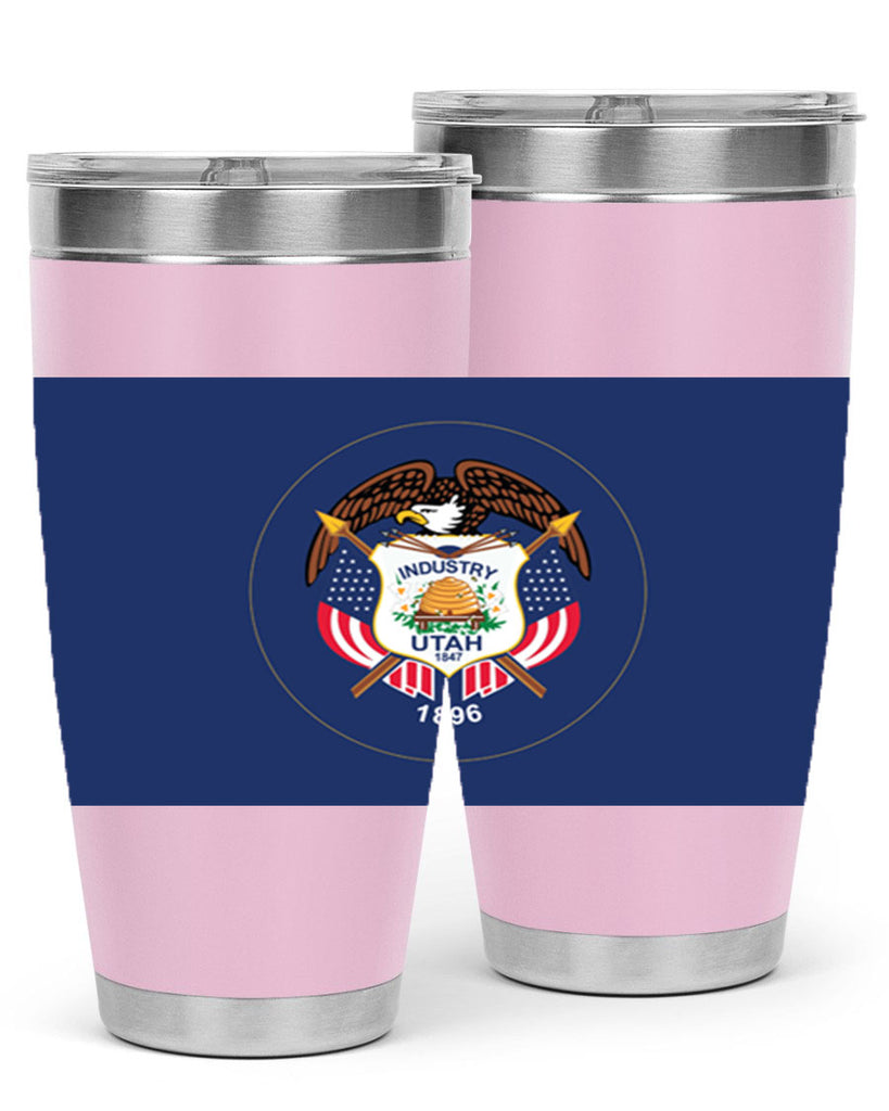 Utah 8#- Us Flags- Tumbler