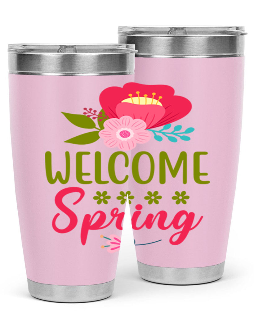 Welcome Spring 582#- spring- Tumbler