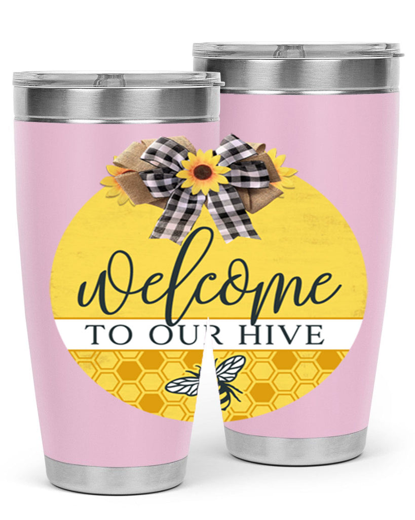 Welcome to our Hive complete yellow Mockup589#- spring- Tumbler