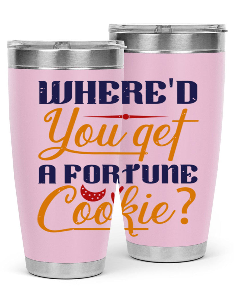 Whered you get that from a fortune cookie 14#- chess- Tumbler
