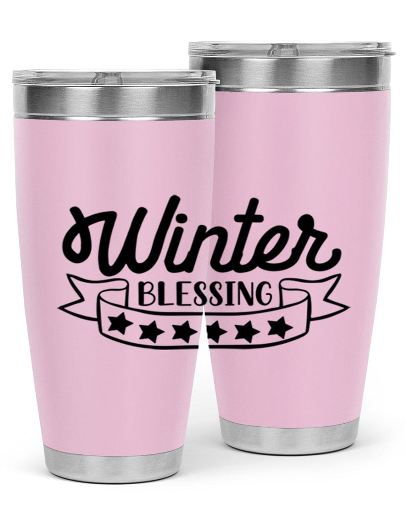 Winter Blessing 485#- winter- Tumbler