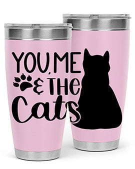 You Me The Cat Style 110#- cat- Tumbler