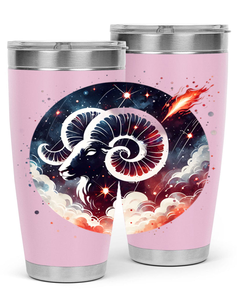aries 140#- zodiac- Tumbler