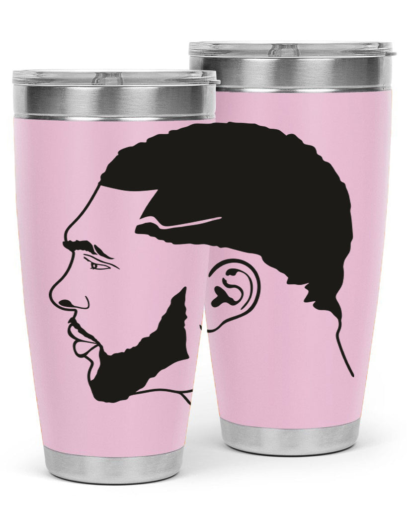 beardman 55#- black men - boys- tumbler