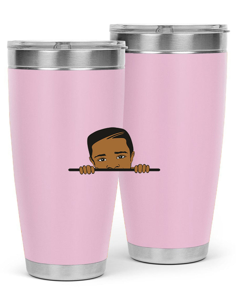 black boy 24#- black men - boys- tumbler